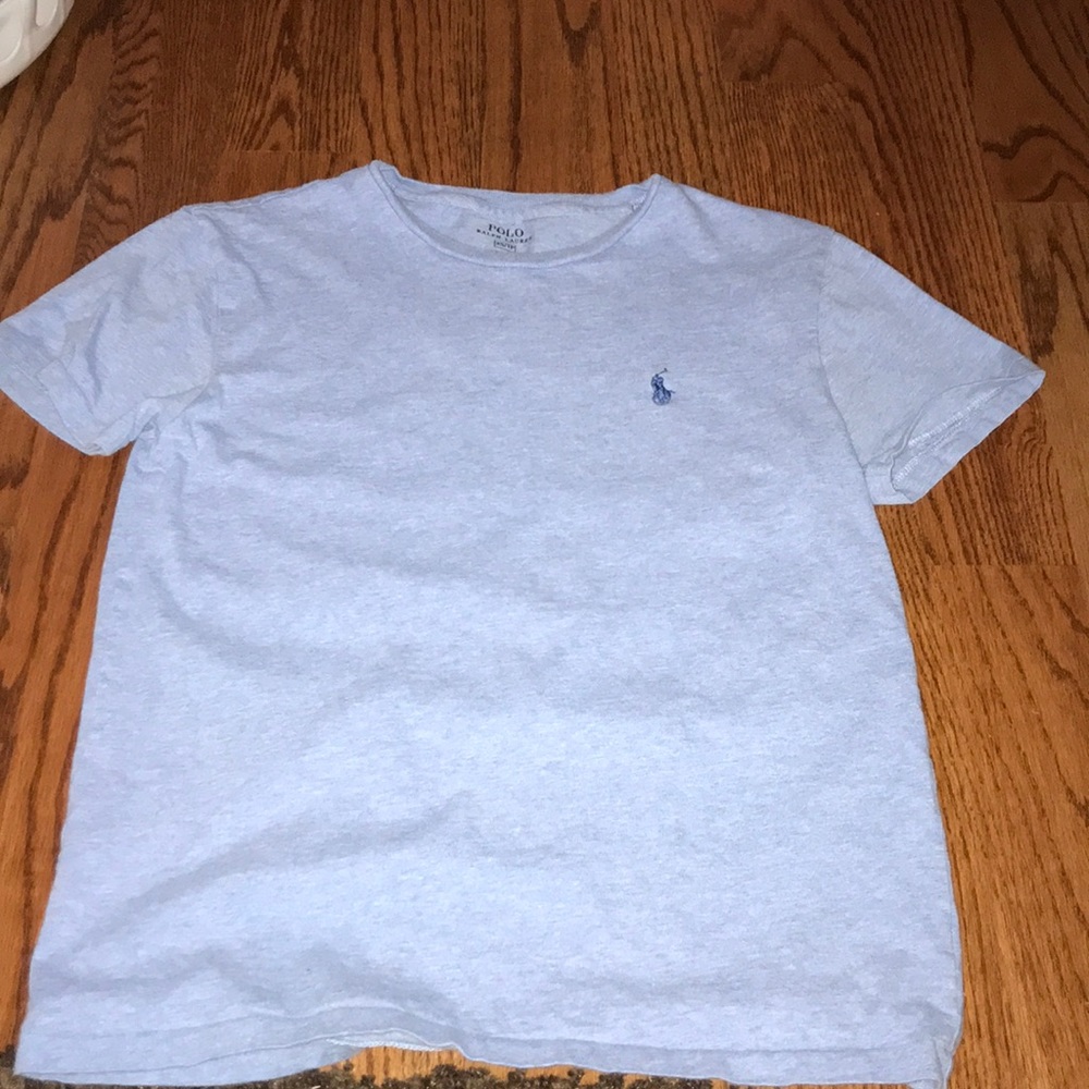 Light blue polo t shirt
